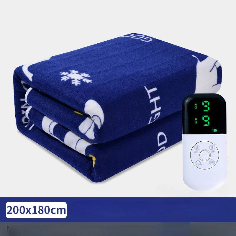 Electric Heating Blanket Automatic Thermostat Warmer Bed Mattress EU Plug 220V Electric Heated Carpets Mat Pad - PST PS Tradings