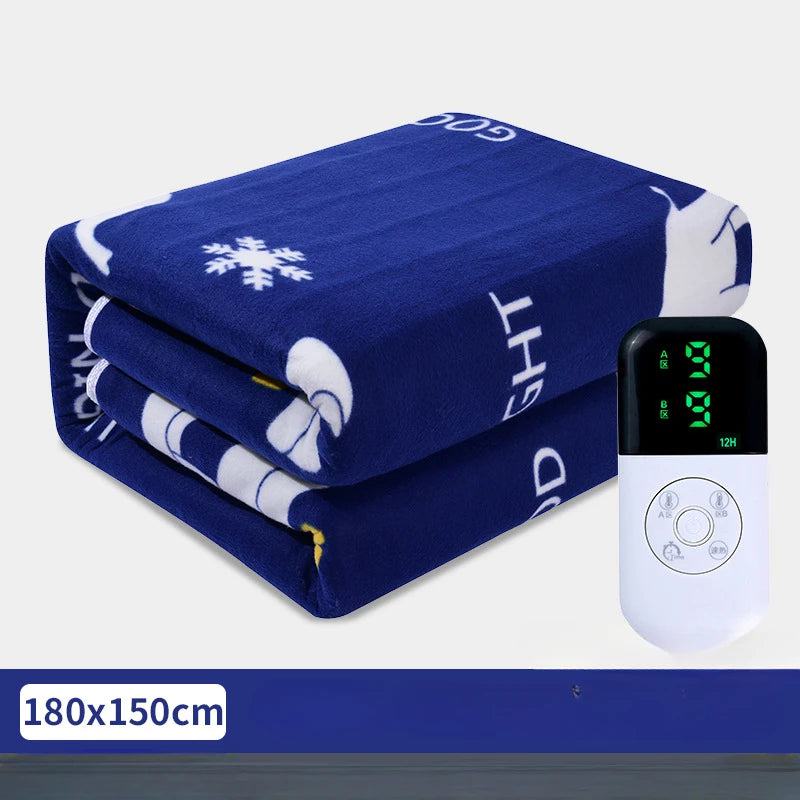 Electric Heating Blanket Automatic Thermostat Warmer Bed Mattress EU Plug 220V Electric Heated Carpets Mat Pad - PST PS Tradings