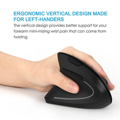 Ergonomic Left Hand Right Hand Wireless Vertical Mouse