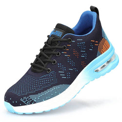 Fashion Security Shoes For Men Women Work Shoes Anti-smash Steel Toe Shoes Anti-puncture Protective Shoes Air Cushion Sneakers - Property & Safety Tradings