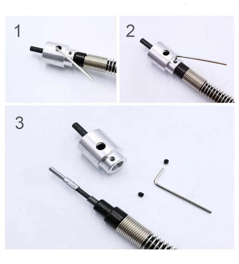 Flexible Shaft Tube clamping size 0-6.5mm for Electric Grinding Tool Shaft Tube for Hand Drill Extension Tube for Hand Drill