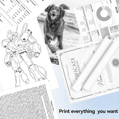 Folded Printing A4 Thermal Printer Paper Roll Printer For A40 Quick Dry Thermal Paper For Photo Picture PDF Print Transfer Paper - PST PS Tradings