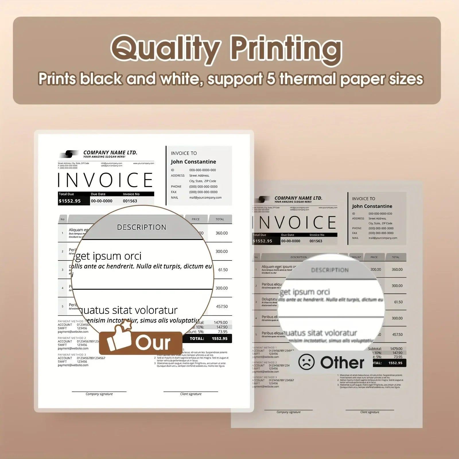 Folded Printing A4 Thermal Printer Paper Roll Printer For A40 Quick Dry Thermal Paper For Photo Picture PDF Print Transfer Paper - PST PS Tradings