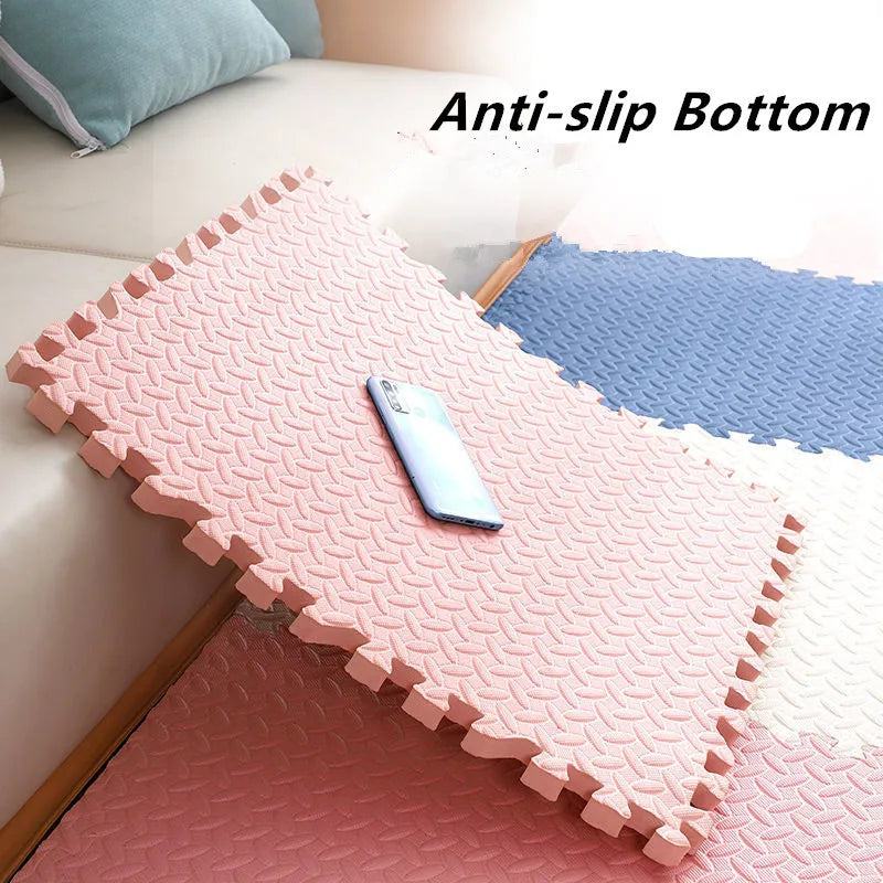 Foot Mat 60x60cm Floor Noise Mat 8PCS Thick 2.5cm Tatame Baby Play Mat Activities Mat for Baby Folding Carpet Game Puzzle Mat - PST PS Tradings