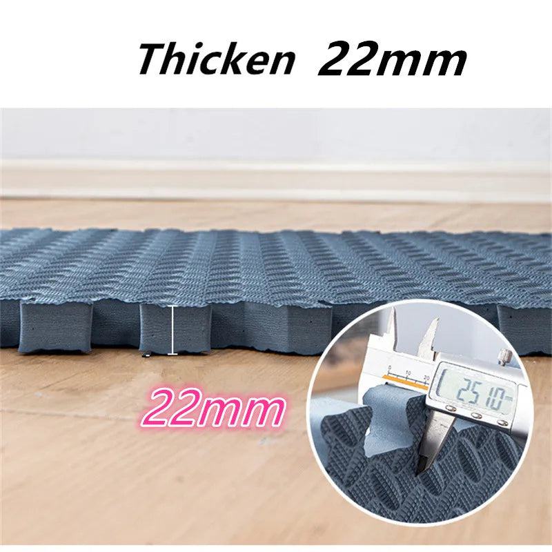 Foot Mat 60x60cm Floor Noise Mat 8PCS Thick 2.5cm Tatame Baby Play Mat Activities Mat for Baby Folding Carpet Game Puzzle Mat - PST PS Tradings