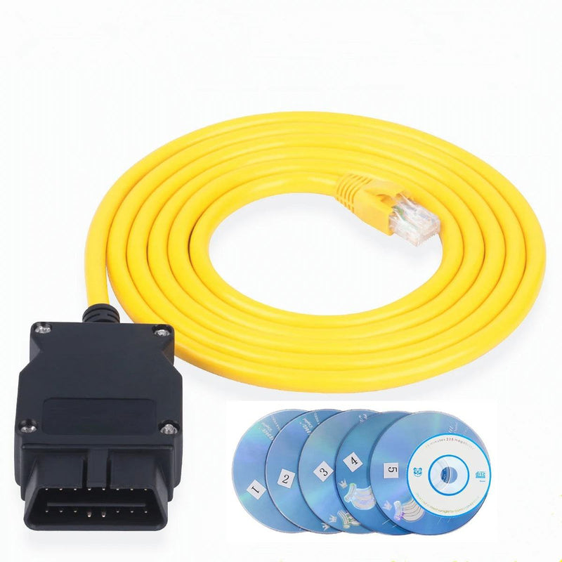 For BMW ICOM ENET Cable Ethernet Data to OBD2 16Pin Interface RJ45 Connector Hidden Data Tool ICOM Coding F-Serie - PST PS Tradings