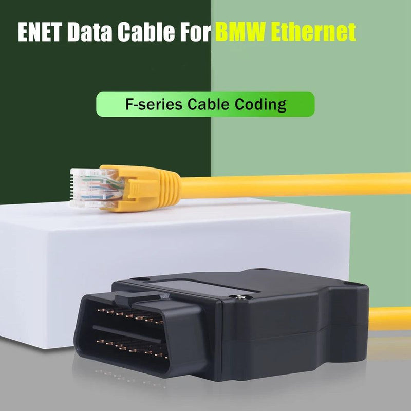 For BMW ICOM ENET Cable Ethernet Data to OBD2 16Pin Interface RJ45 Connector Hidden Data Tool ICOM Coding F-Serie - PST PS Tradings