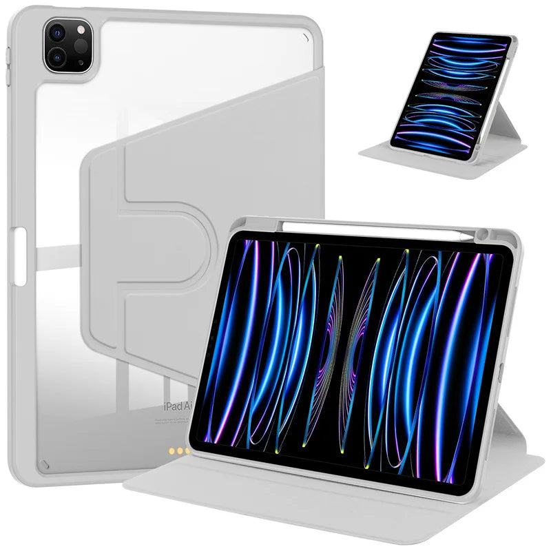 For iPad 10.2 7th 8th 9th Case iPad 10th Generation Rotation Cover for iPad Pro 12.9" 13" Air 11" 2024 2 3 4 5 9.7 5th 6th Funda - PST PS Tradings