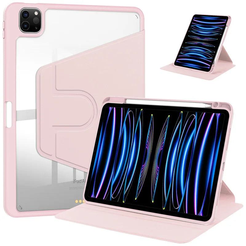 For iPad 10.2 7th 8th 9th Case iPad 10th Generation Rotation Cover for iPad Pro 12.9" 13" Air 11" 2024 2 3 4 5 9.7 5th 6th Funda - PST PS Tradings