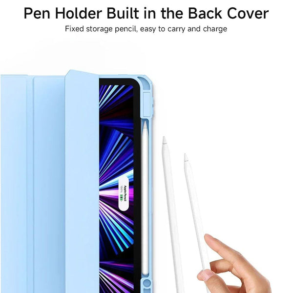 For iPad Pro 11 12.9 Case 2022 2021 2020  Tabet Cover for iPad Pro 11 Air 4 5 10.9 10 10th Generatuon Mini 6 Pencil Holder Cases - PST PS Tradings