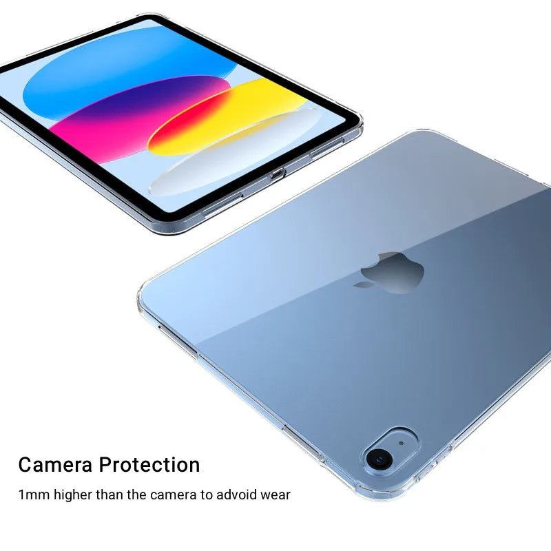 For iPad Pro 13 inches 2024 Case Ultra Thin Transparent Protective Case for iPad Air 13" 2024 Soft Silicone Cover Funda - PST PS Tradings