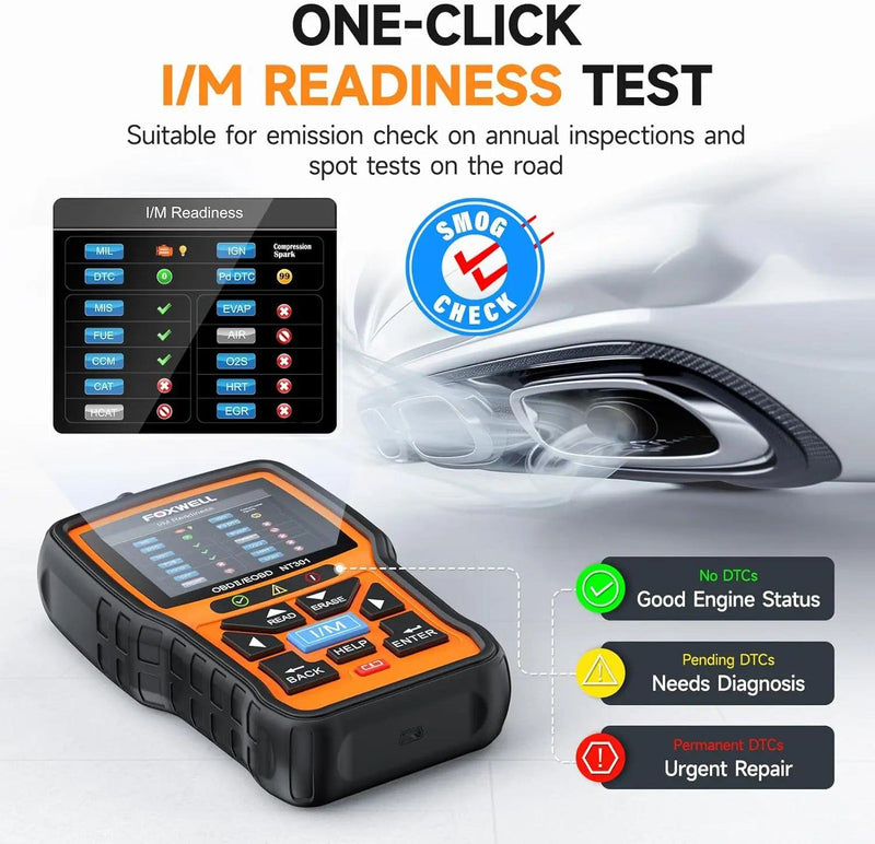 FOXWELL NT301 OBD2 Scanner Check Engine Code Reader Professional ODB2 OBD2 Automotive Scanner Car Diagnostic Tools PK ELM327 - PST PS Tradings