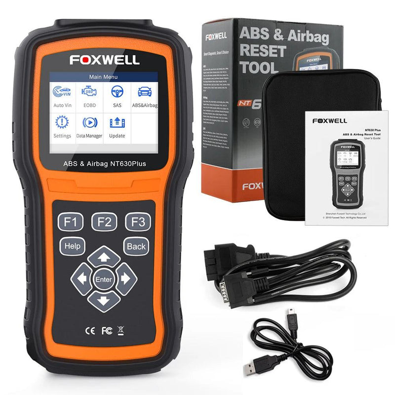 Foxwell NT630 Plus OBD2 Automotive Scanner Engine ABS SRS EPB OIL SAS Calibration Code Reader ODB OBD2 Auto Car Diagnostic Tool - PST PS Tradings