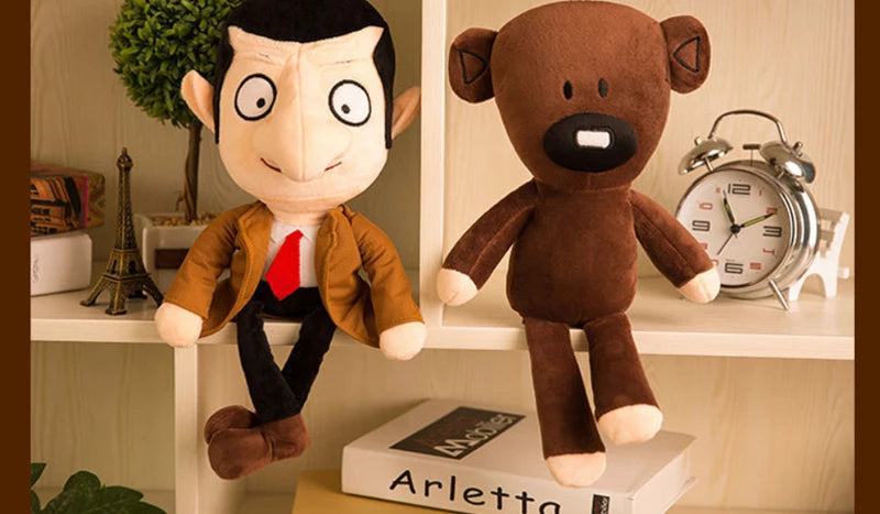 Fun Mr Bean Teddy Bear Plush Toy Comedy Cartoon Movie Figure Cute Animal Baby Stuffed Doll Mini Pillow Decor Soft Children Gifts