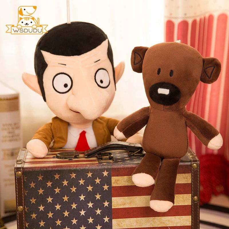 Fun Mr Bean Teddy Bear Plush Toy Comedy Cartoon Movie Figure Cute Animal Baby Stuffed Doll Mini Pillow Decor Soft Children Gifts