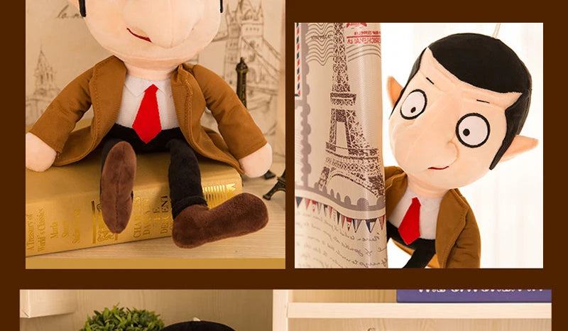 Fun Mr Bean Teddy Bear Plush Toy Comedy Cartoon Movie Figure Cute Animal Baby Stuffed Doll Mini Pillow Decor Soft Children Gifts