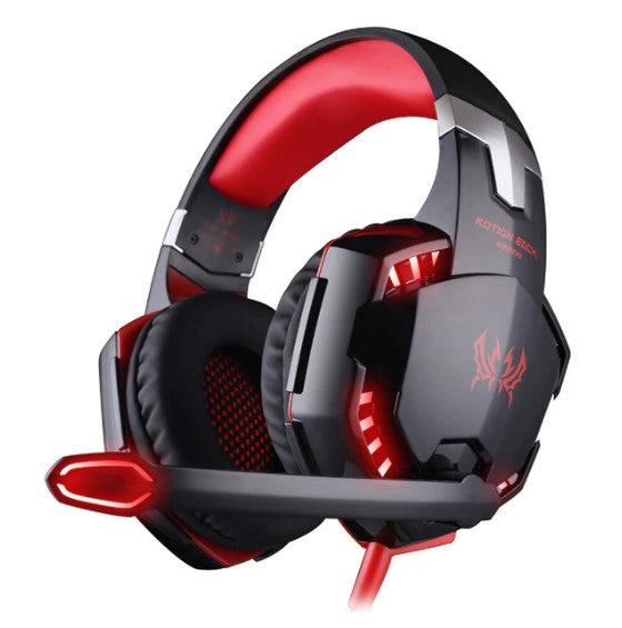 Futuristic Style LED Gaming Headphones Light Best Headphone Gaming