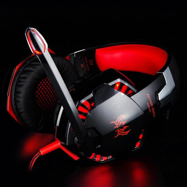 Futuristic Style LED Gaming Headphones Light Best Headphone Gaming