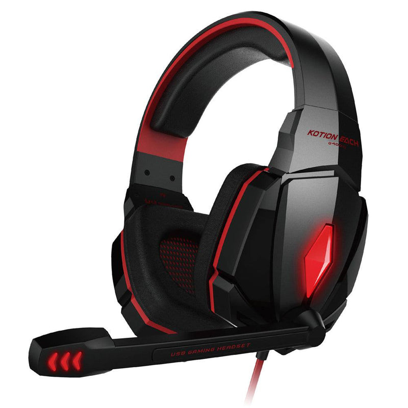 Futuristic Style LED Gaming Headphones Light Best Headphone Gaming