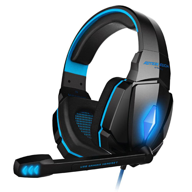 Futuristic Style LED Gaming Headphones Light Best Headphone Gaming