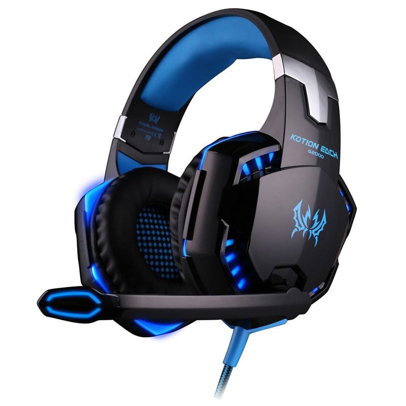 Futuristic Style LED Gaming Headphones Light Best Headphone Gaming