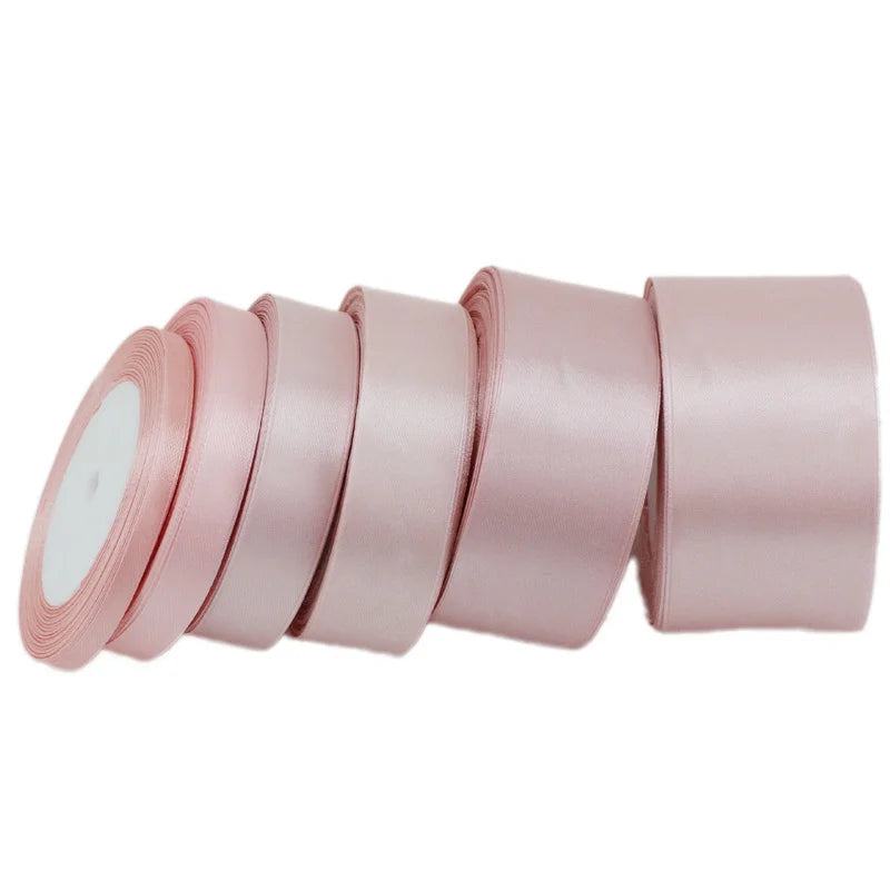 Geschenkeband Satin Rosa Altrosa - Pink Single Face Satin Ribbon Wholesale Gift Wrapping Christmas ribbons - PST PS Tradings