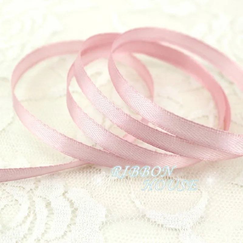 Geschenkeband Satin Rosa Altrosa - Pink Single Face Satin Ribbon Wholesale Gift Wrapping Christmas ribbons - PST PS Tradings