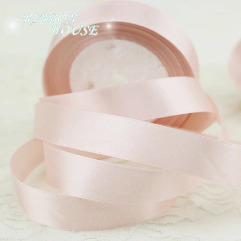 Geschenkeband Satin Rosa Altrosa - Pink Single Face Satin Ribbon Wholesale Gift Wrapping Christmas ribbons - PST PS Tradings