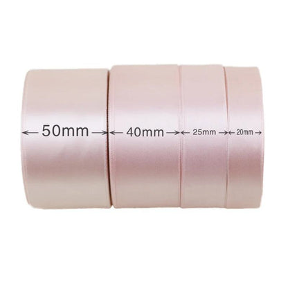 Geschenkeband Satin Rosa Altrosa - Pink Single Face Satin Ribbon Wholesale Gift Wrapping Christmas ribbons - PST PS Tradings