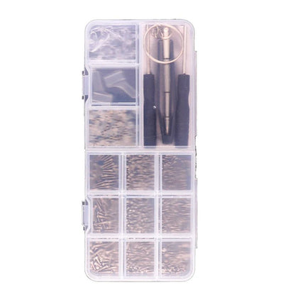 Glasses Screwdriver Screws Sets Eyeglasses Sunglasses Repair Tool  Kit   Nuts Nose Pad Optical Repair Tool Parts Assorted Kit