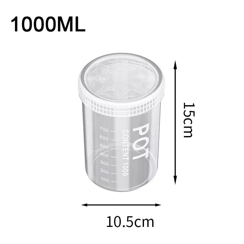 Grain Storage Box Coffee Beans Pasta Storage Tank Moisture-Proof Cereal Dispenser Transparent Snacks Jar Kitchen Food Seal Box - PST PS Tradings