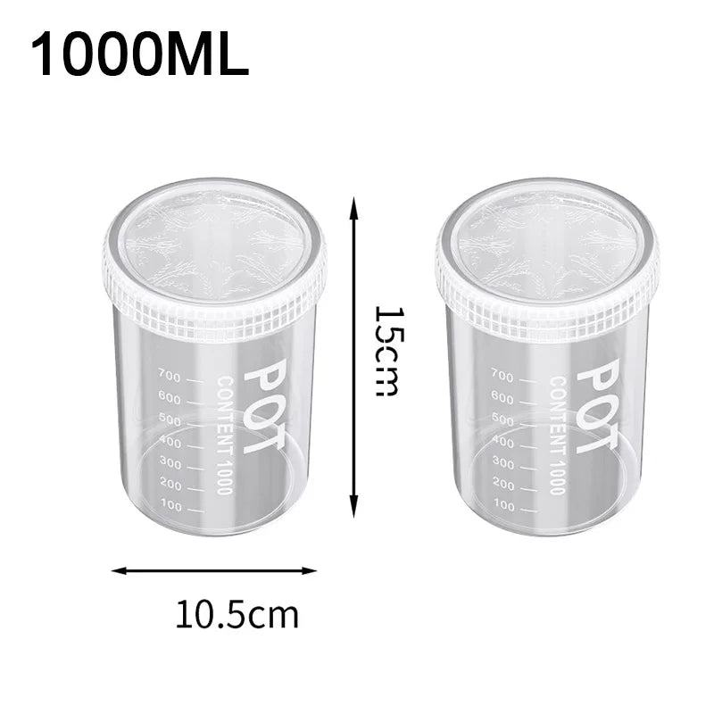 Grain Storage Box Coffee Beans Pasta Storage Tank Moisture-Proof Cereal Dispenser Transparent Snacks Jar Kitchen Food Seal Box - PST PS Tradings