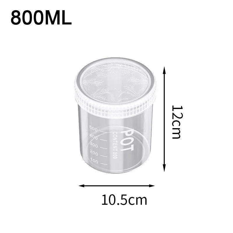 Grain Storage Box Coffee Beans Pasta Storage Tank Moisture-Proof Cereal Dispenser Transparent Snacks Jar Kitchen Food Seal Box - PST PS Tradings