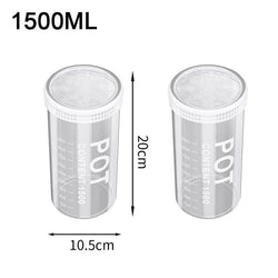 Grain Storage Box Coffee Beans Pasta Storage Tank Moisture-Proof Cereal Dispenser Transparent Snacks Jar Kitchen Food Seal Box - PST PS Tradings