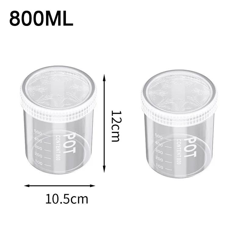 Grain Storage Box Coffee Beans Pasta Storage Tank Moisture-Proof Cereal Dispenser Transparent Snacks Jar Kitchen Food Seal Box - PST PS Tradings