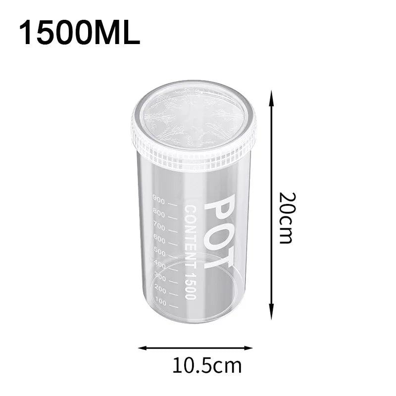 Grain Storage Box Coffee Beans Pasta Storage Tank Moisture-Proof Cereal Dispenser Transparent Snacks Jar Kitchen Food Seal Box - PST PS Tradings