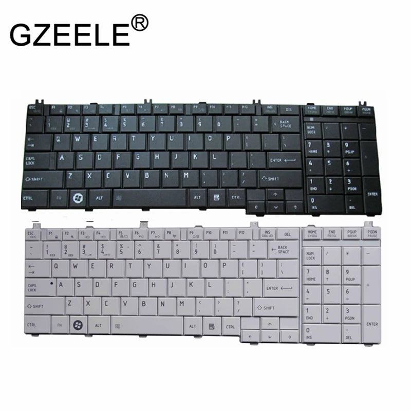 GZEELE English keyboard For Toshiba Satellite L670 L670D L675 L675D C660 C660D C655 L655 L655D C650 C650D L650 C670 L750 L750D - PST PS Tradings