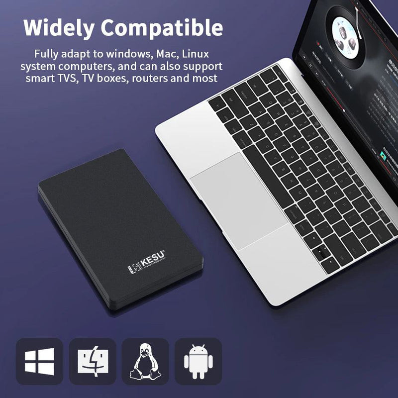 HDD Portable External Hard Drive 2tb/1tb/500gb 2.5" USB Hard Disk Storage memory for PC, Desktop tablets Laptop MacBook Computer - PST PS Tradings