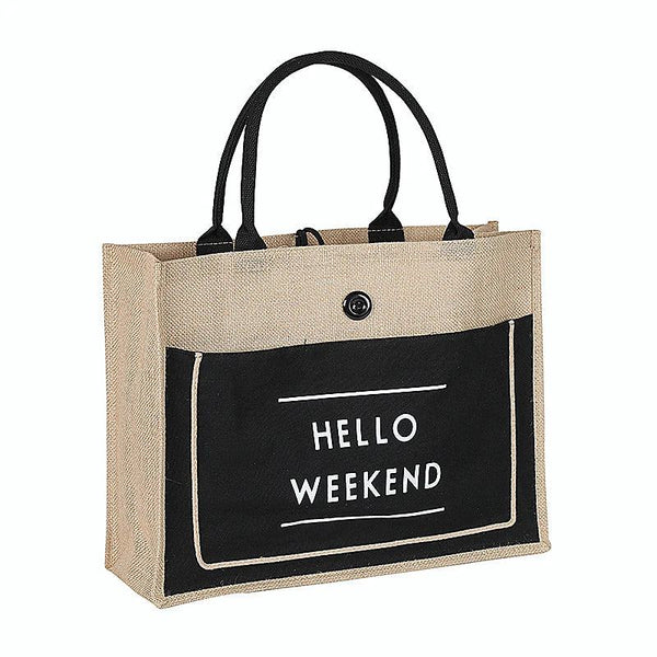 High Quality Women Linen Luxury Tote Large Capacity Female Casual Shoulder Bag Lady Daily Handbag Fresh Beach Shopping Bag - PST PS Tradings