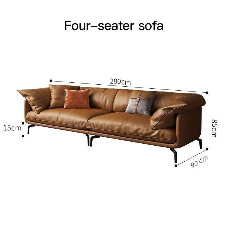 Leder Coach Sofa_Echtleder_Sofortlieferbar_Wartezimmer_Coach