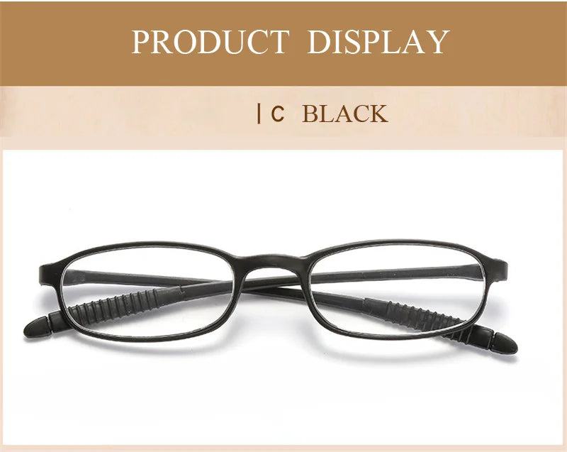 iboode Flexible Reading Glasses Men Women Ultralight Soft Presbyopic Eyeglasses Unisex Eyewear Male Goggle Mirror Spectacle