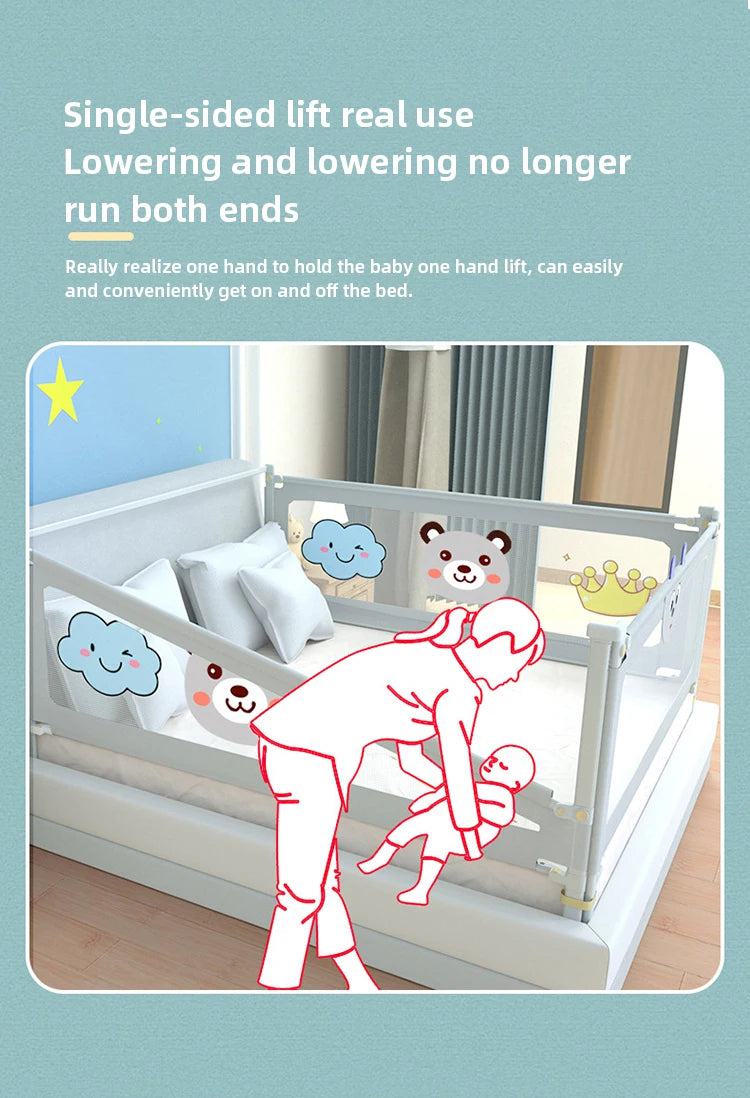 IMBABY Baby Playpen Liftable Bed Fence Portable Playpen Bed Play Space for Children Crib Rail Barrier High Quality Fence for Kid - PST PS Tradings