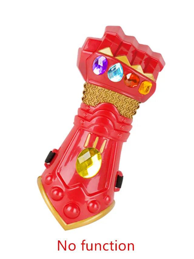 Infinity Gauntlet Cosplay Marvel Avengers 4 Thanos Mask Glove Action Figure Plastic Model Toy Brinquedo Halloween Gift