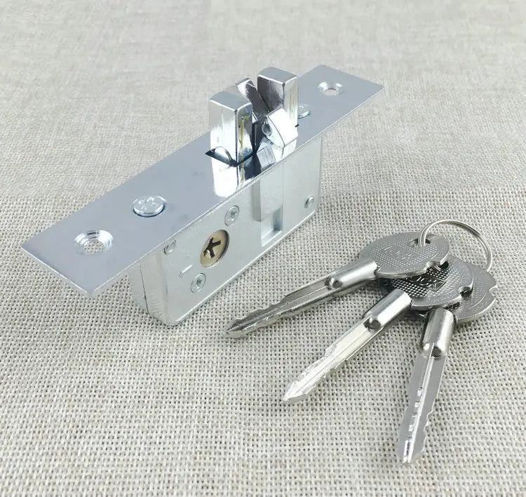 Invisible/Mortise lock,Pull gate Hook lock,Alloy lock body,For Framed glass door,strong, durable,Door hardware - PST PS Tradings