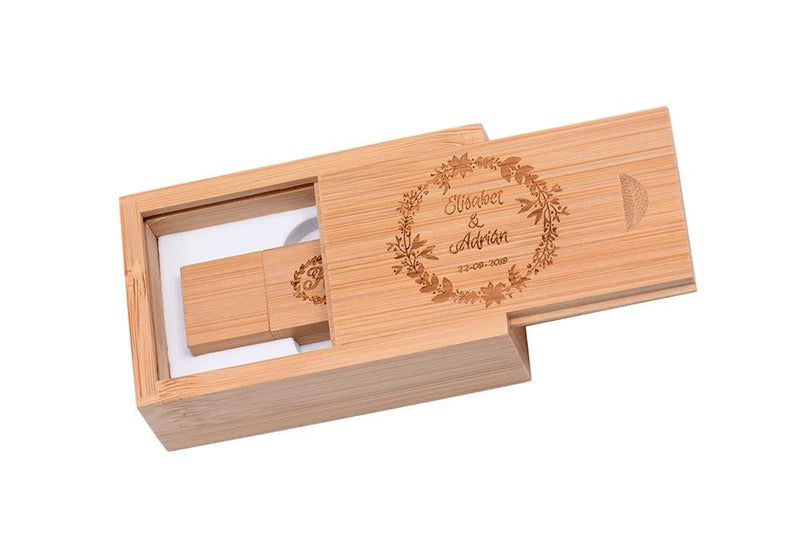 JASTER Customized Wooden Usb Flash Drive Customer LOGO Pendrive 8GB 16GB 32GB U Disk Memory Stick PHOTOGRAPHY Wedding Gifts - PST PS Tradings