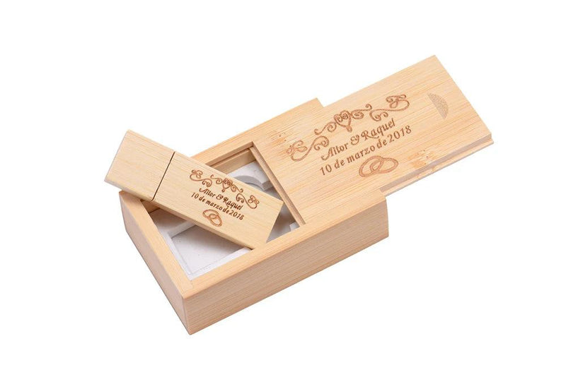 JASTER Customized Wooden Usb Flash Drive Customer LOGO Pendrive 8GB 16GB 32GB U Disk Memory Stick PHOTOGRAPHY Wedding Gifts - PST PS Tradings