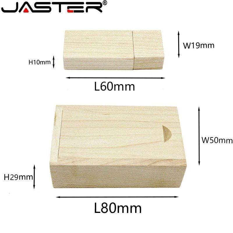 JASTER Customized Wooden Usb Flash Drive Customer LOGO Pendrive 8GB 16GB 32GB U Disk Memory Stick PHOTOGRAPHY Wedding Gifts - PST PS Tradings