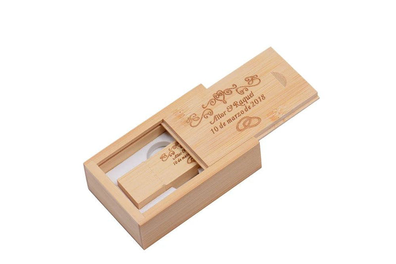 JASTER Customized Wooden Usb Flash Drive Customer LOGO Pendrive 8GB 16GB 32GB U Disk Memory Stick PHOTOGRAPHY Wedding Gifts - PST PS Tradings