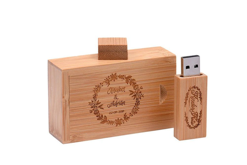 JASTER Customized Wooden Usb Flash Drive Customer LOGO Pendrive 8GB 16GB 32GB U Disk Memory Stick PHOTOGRAPHY Wedding Gifts - PST PS Tradings