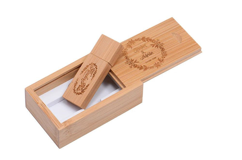 JASTER Customized Wooden Usb Flash Drive Customer LOGO Pendrive 8GB 16GB 32GB U Disk Memory Stick PHOTOGRAPHY Wedding Gifts - PST PS Tradings